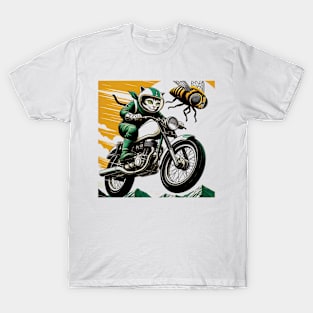 I like my motorcycle my cat Cicadas Cat 2024 and maybe 3 people Bikers Funny T-Shirt